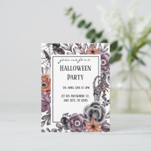 Skrämmande Halloween-födelsedagsfest Julkort