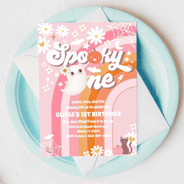 Skrämmande Halloween-födelsedagsinbjudan Inbjudningar (Skapare uppladdad)