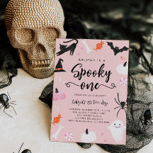 Skrämmande Halloween-födelsedagsinbjudan