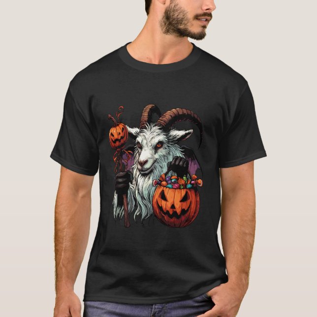 Skrämmande Halloween get-ghost spöklik godispåse 2 T Shirt (Framsida)