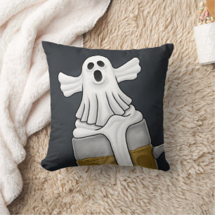 Skrämmande Halloween-ghost Kudde