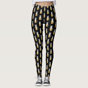 Skrämmande Halloween-ghost Leggings