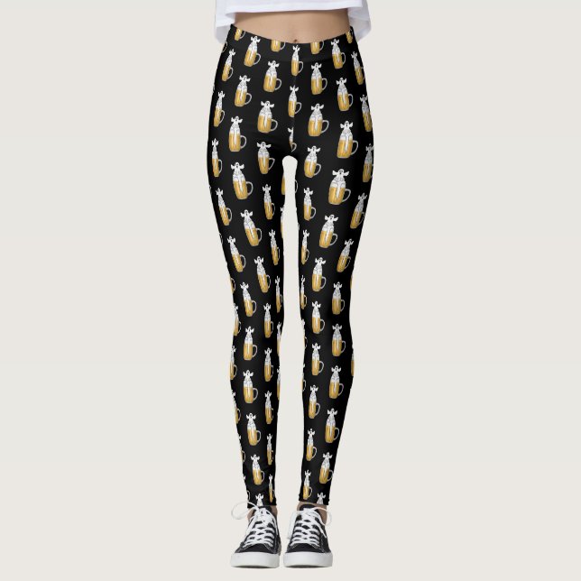 Skrämmande Halloween-ghost  Leggings (Framsida)