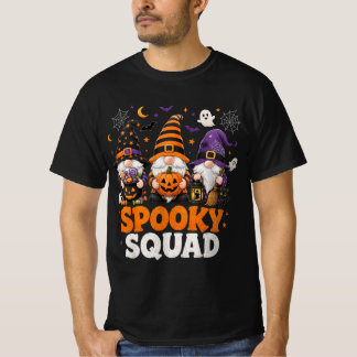Skrämmande Halloween-gnom Squad T Shirt