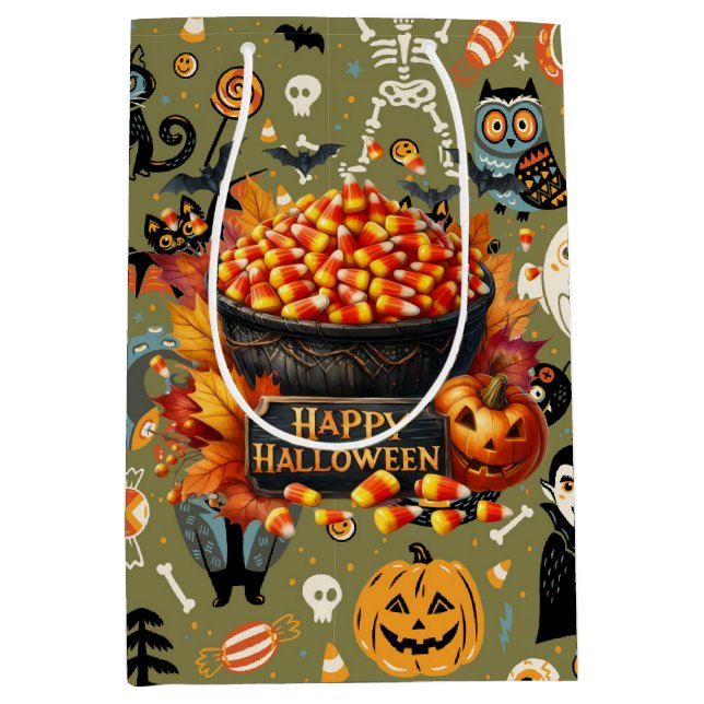 Skrämmande Halloween Grön (Framsidan)