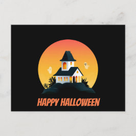Skrämmande Halloween-hälsningskort Vykort