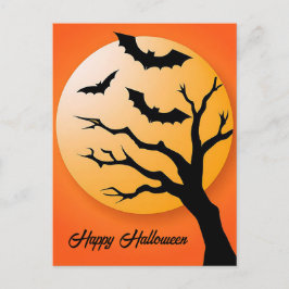 Skrämmande Halloween-hälsningskort Vykort