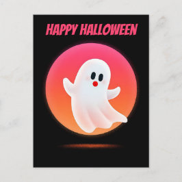 Skrämmande Halloween-hälsningskort Vykort
