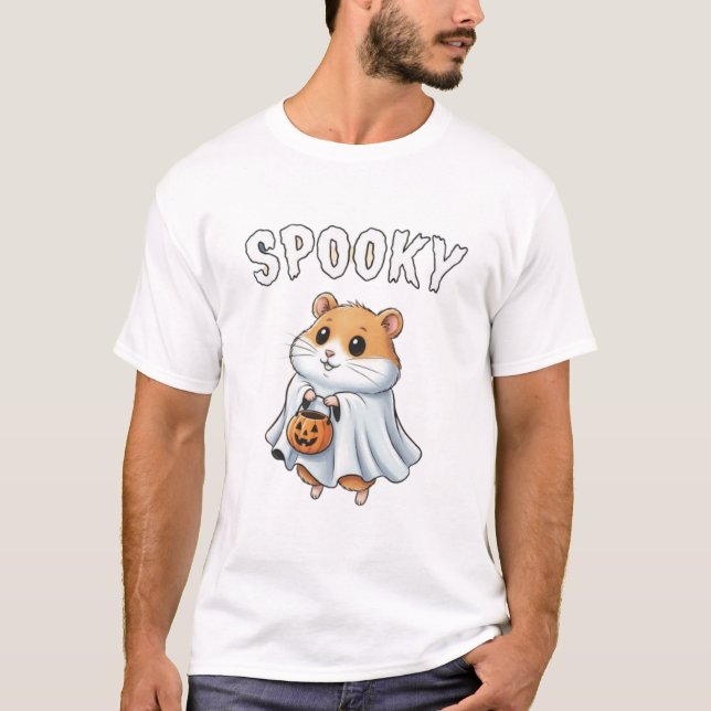 Skrämmande – Halloween Hamster TinyFur T-shirt (Framsida)