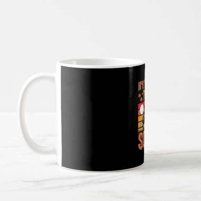Skrämmande Halloween-häxa Spökhus Design_1 Kaffemugg (Vänster)