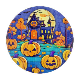 Skrämmande Halloween-husmuraleri