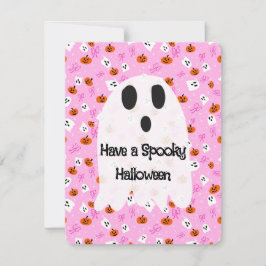 Skrämmande Halloween Julkort