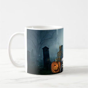 Skrämmande Halloween. Kaffemugg