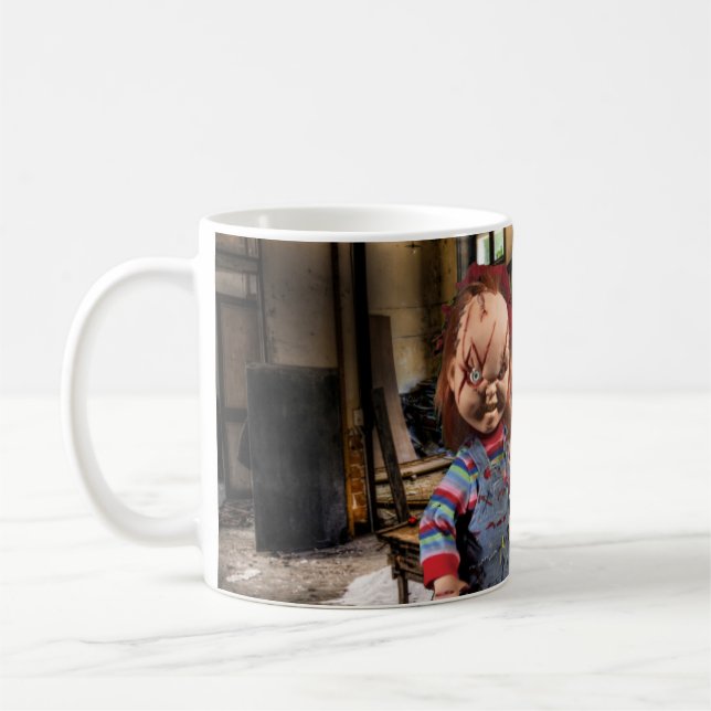 Skrämmande Halloween. Kaffemugg (Vänster)