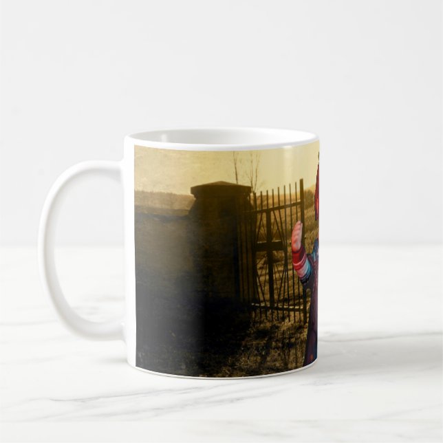 Skrämmande Halloween. Kaffemugg (Vänster)