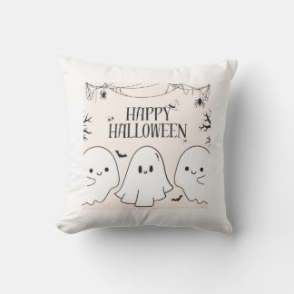 Skrämmande Halloween kastkudde Kudde