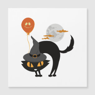 Skrämmande Halloween Katt             