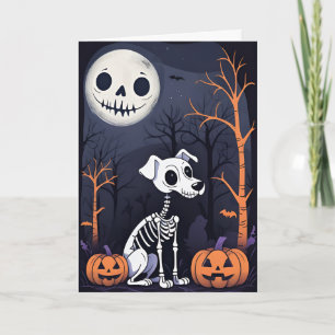 Skrämmande Halloween Kort