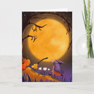 Skrämmande Halloween Kort
