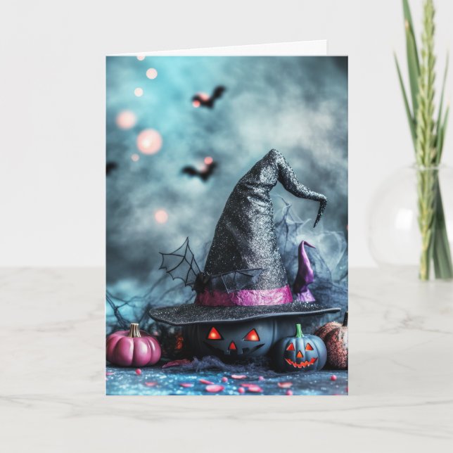 Skrämmande Halloween Kort (Framsida)