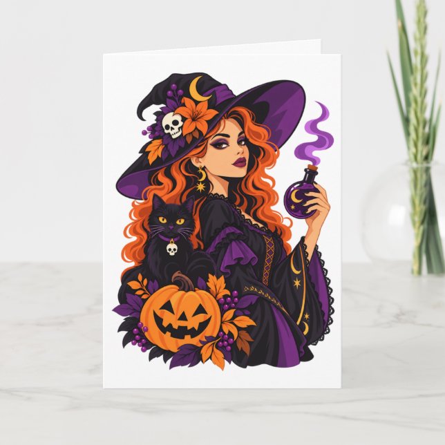 Skrämmande Halloween Kort (Framsida)