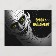 Skrämmande halloween-kort
