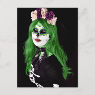 Skrämmande Halloween-kort Vykort