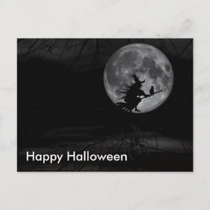 Skrämmande Halloween-kort Vykort
