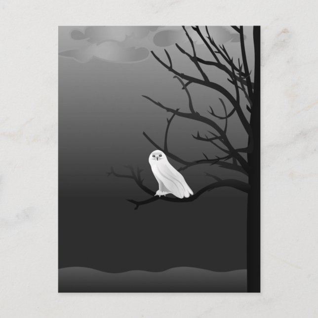 Skrämmande Halloween-kort Vykort (Framsida)