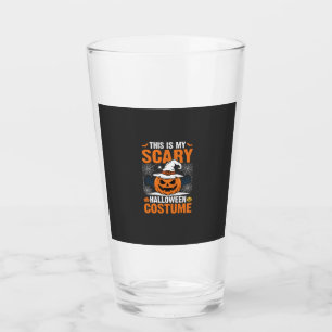 Skrämmande Halloween-kostym Pumpa Häxa Hatt Design Glaskopp
