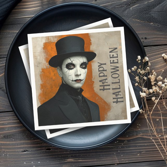Skrämmande Halloween-kostymfest för vuxna Pappersservett (Skapare uppladdad)
