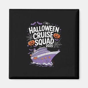 Skrämmande Halloween-kryssningssquad 2025 Kryssnin Magnet