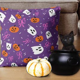Skrämmande Halloween Kudde