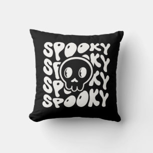 Skrämmande Halloween Kudde