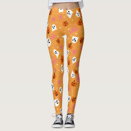 Skrämmande Halloween Leggings
