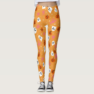 Skrämmande Halloween Leggings