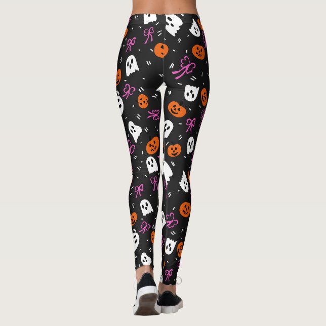 Skrämmande Halloween-leggings Leggings (Baksida)