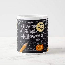 Skrämmande Halloween-mugg Jumbo Mugg