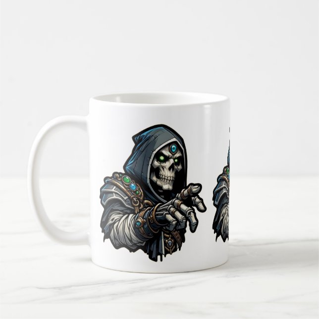 Skrämmande Halloween-mugg Kaffemugg (Vänster)