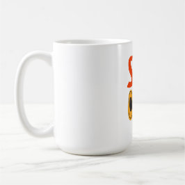 Skrämmande Halloween Personligt namn Kaffemugg