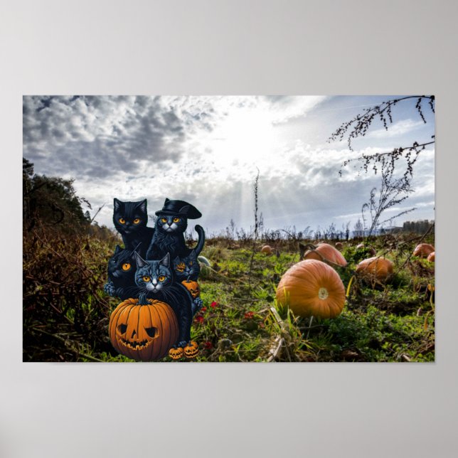 Skrämmande Halloween. Poster (Framsidan)