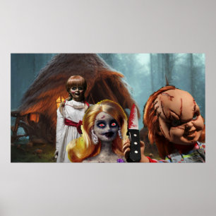 Skrämmande Halloween. Poster