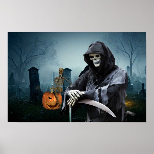Skrämmande Halloween. Poster (Framsidan)