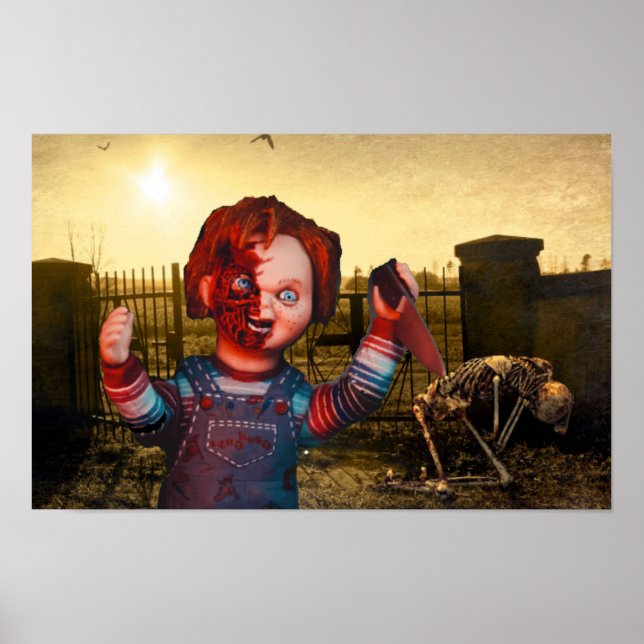 Skrämmande Halloween. Poster (Framsidan)
