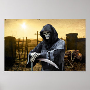 Skrämmande Halloween. Poster