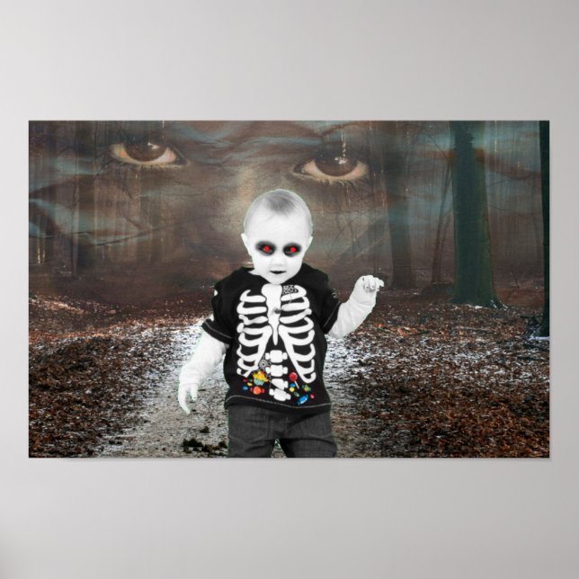 Skrämmande Halloween. Poster (Framsidan)