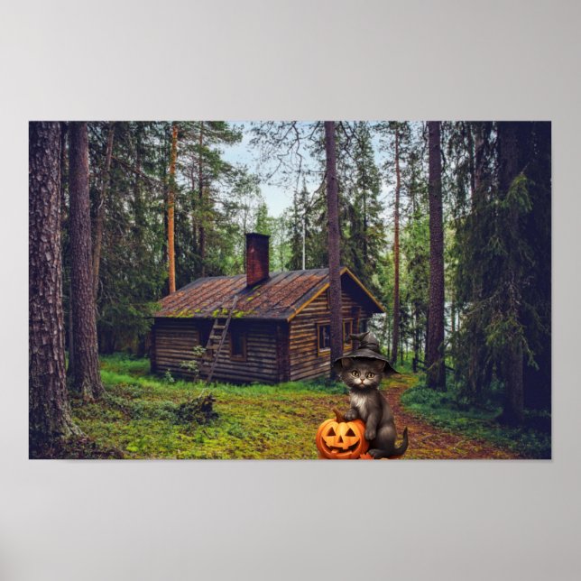Skrämmande Halloween. Poster (Framsidan)