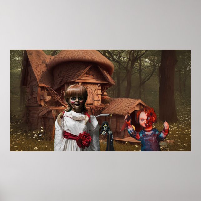Skrämmande Halloween. Poster (Framsidan)