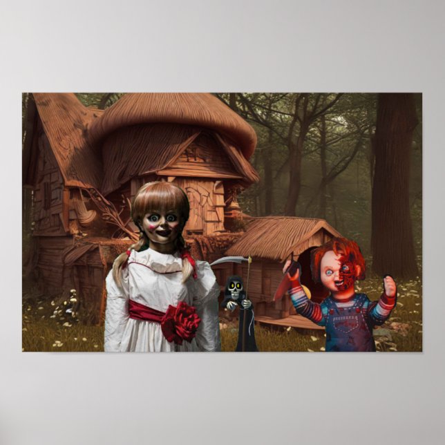 Skrämmande Halloween. Poster (Framsidan)