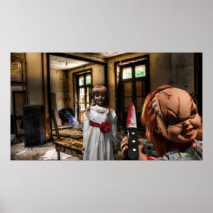 Skrämmande Halloween. Poster